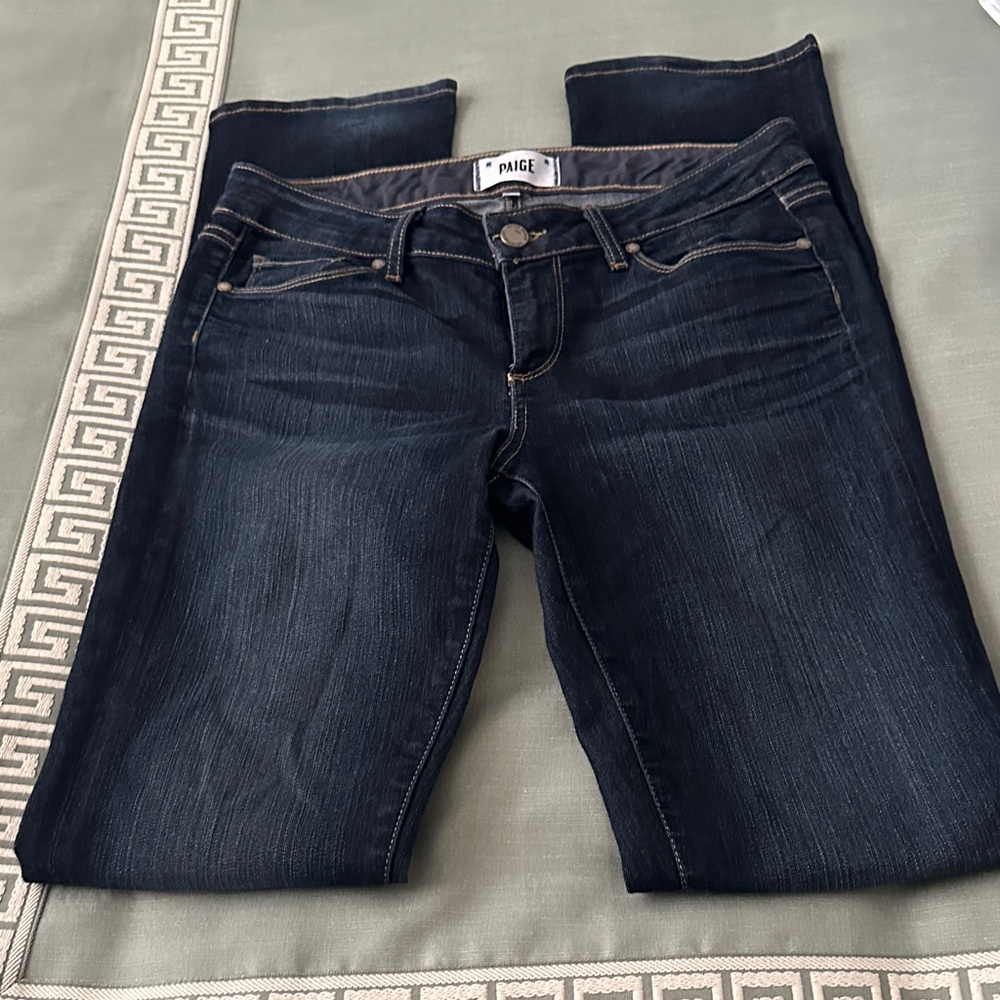 PAIGE Women's Deep Indigo Skinny Jeans